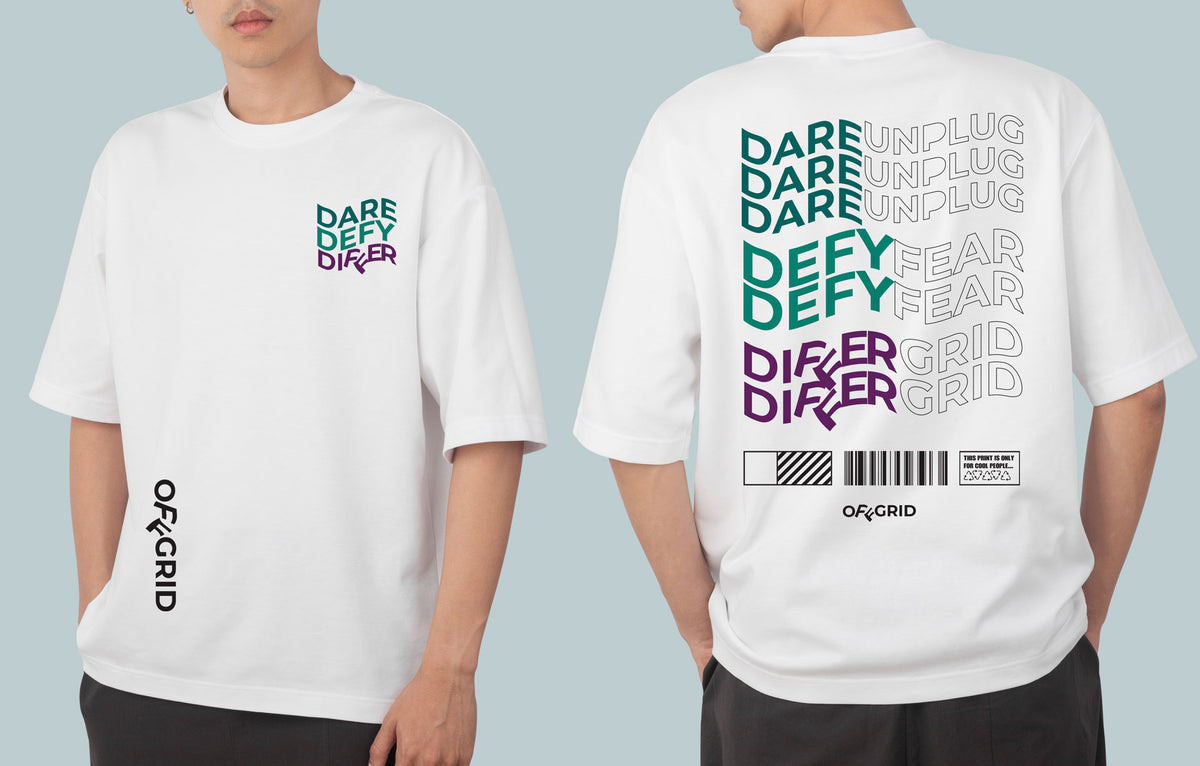 OffGrid Dare, Defy, Differ (Oversized Tee)